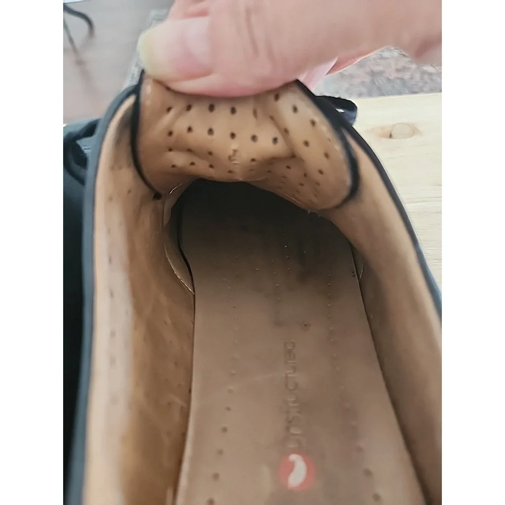 Women CLARKS Unstructured Un Hinton Nubuck Velvety Soft Walking Eurolook  8.5 M‎